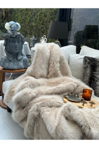 Peluş Örtü Kaymaz Koltuk Örtüsü Lolita Koltuk Örtüsü 160 X 100 Cm